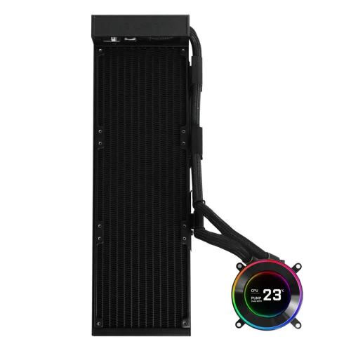 Chłodzenie wodne AiO Lian Li HYDROSHIFT II LCD-C 360N Fanless ARGB Black