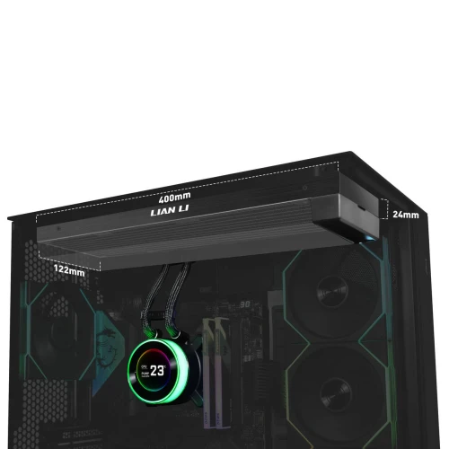Chłodzenie wodne AiO Lian Li HYDROSHIFT II LCD-C 360N Fanless ARGB Black
