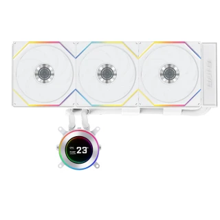Chłodzenie wodne AiO Lian Li HYDROSHIFT II LCD-C 360TL ARGB White