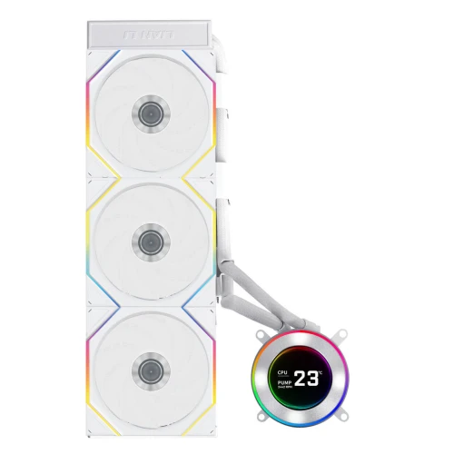 Chłodzenie wodne AiO Lian Li HYDROSHIFT II LCD-C 360TL ARGB White