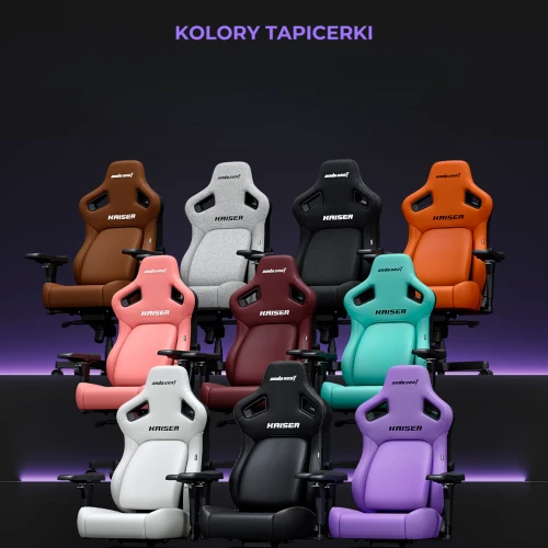 Fotel Anda Seat Kaiser 4 L Dark Grey Materiałowy
