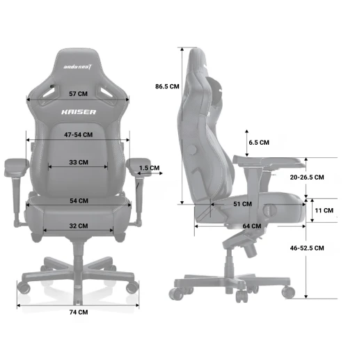 Fotel Anda Seat Kaiser 4 XL Brown
