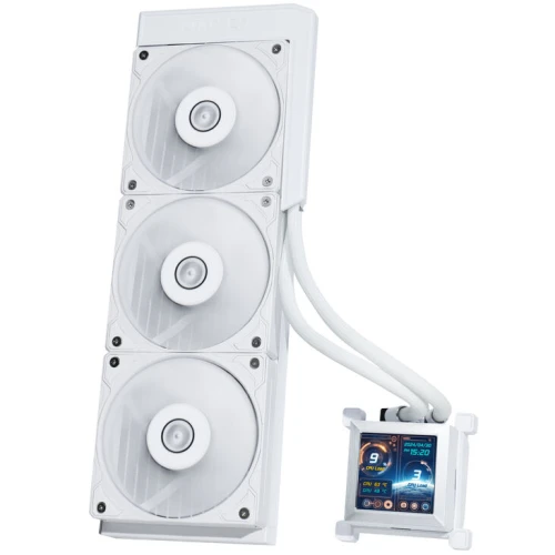 Chłodzenie wodne AiO Lian Li HydroShift LCD 360mm Silent White