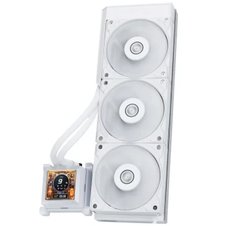 Chłodzenie wodne AiO Lian Li HydroShift LCD 360mm Silent White