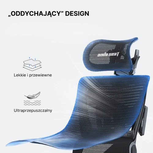 Fotel Anda Seat X-Air Pro Size XL Mesh Gray