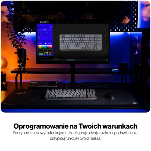 Klawiatura Endorfy Thock V2 TKL RGB Red