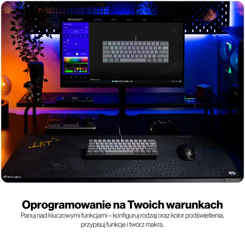 Klawiatura Endorfy Thock V2 Compact RGB Red