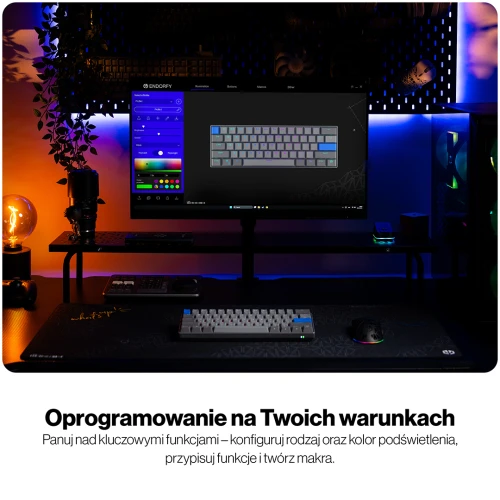 Klawiatura Endorfy Thock V2 Compact RGB Wireless Gateron Yellow