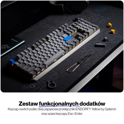 Klawiatura Endorfy Thock V2 RGB Wireless Gateron Yellow