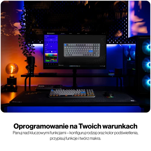 Klawiatura Endorfy Thock V2 TKL Wireless RGB Gateron Yellow