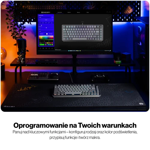 Klawiatura Endorfy Thock V2 75% RGB Red