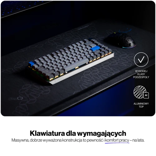 Klawiatura Endorfy Thock V2 75% Wireless RGB Gateron Yellow