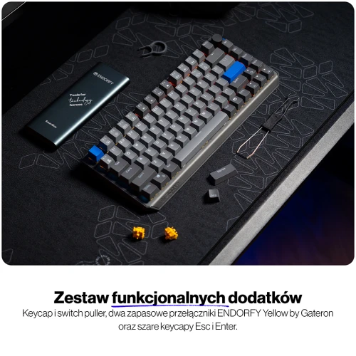 Klawiatura Endorfy Thock V2 75% Wireless RGB Gateron Yellow