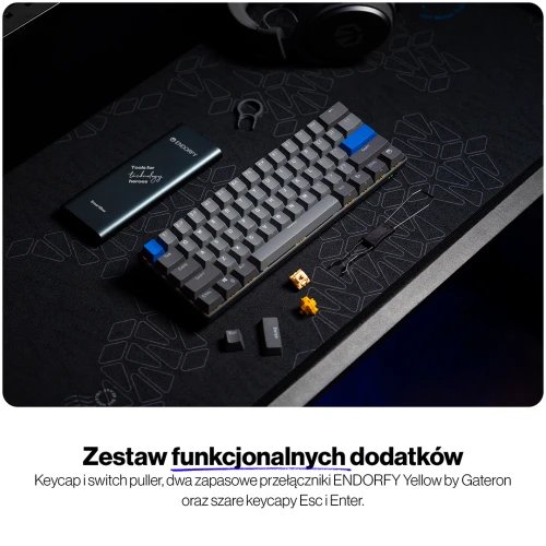 Klawiatura Endorfy Thock V2 Compact RGB Wireless Gateron Yellow