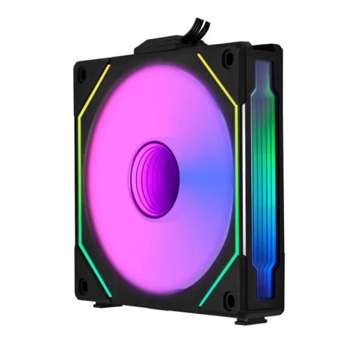 Wentylator Lian Li UNI FAN SL-INF 120 ARGB Reverse Blade PWM Black - 120mm 3-pack z kontrolerem