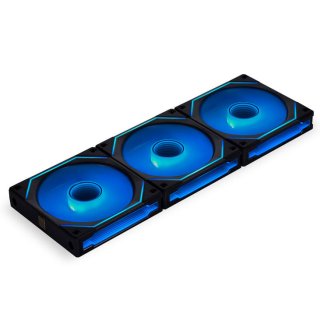 Wentylator Lian Li UNI FAN SL-INF 120 ARGB Reverse Blade PWM Black - 120mm 3-pack z kontrolerem
