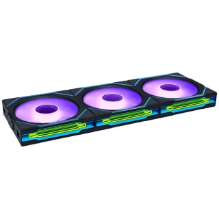 Wentylator Lian Li UNI FAN SL-INF Wireless ARGB PWM Reverse Black - 120mm 3-pack z kontrolerem