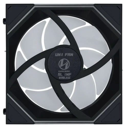 Wentylator Lian Li UNI FAN SL-INF Wireless ARGB PWM Reverse Black - 120mm 3-pack z kontrolerem