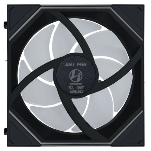 Wentylator Lian Li UNI FAN SL-INF Wireless ARGB PWM Black - 120mm 3-pack z kontrolerem