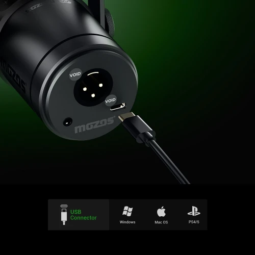 Mikrofon dynamiczny Mozos MKIT-STUDIO-PRO USB XLR