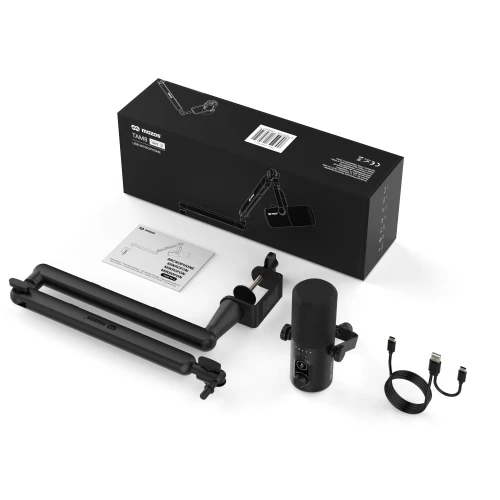 Mikrofon dynamiczny Mozos TAM8 V2 USB XLR RGB statyw