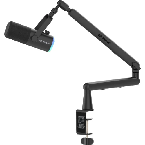 Mikrofon dynamiczny Mozos TAM8 V2 USB XLR RGB statyw