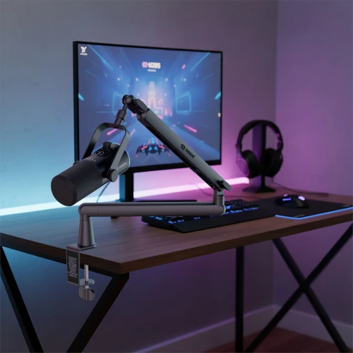 Mikrofon dynamiczny Mozos TAM8 V2 USB XLR RGB statyw
