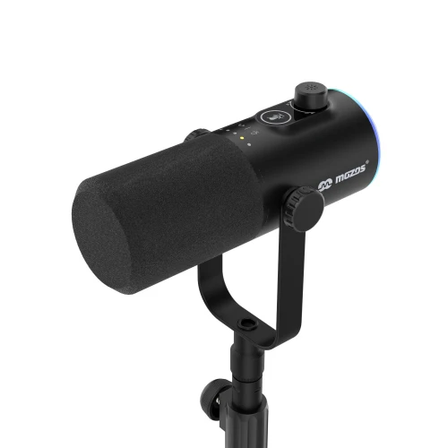Mikrofon dynamiczny Mozos GM-ONE USB XLR RGB