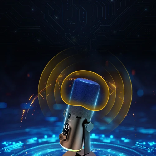 Mikrofon dynamiczny Mozos GM-ONE USB XLR RGB