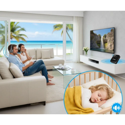 Transmiter Nadajnik Odbiornik MOZOS B3 Bluetooth 5.2 APT-X HD