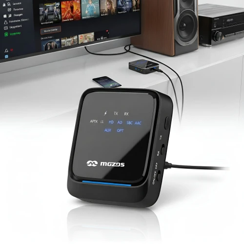 Transmiter Nadajnik Odbiornik MOZOS B3 Bluetooth 5.2 APT-X HD