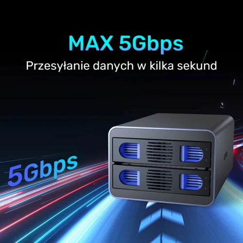 Kieszeń na dyski Unitek S1308A01-EU SATA 2,5''/3,5'' SATA HDD/SSD 40TB