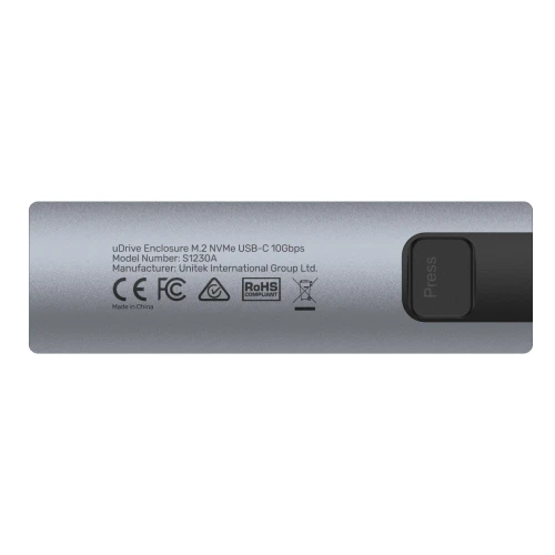 Obudowa na dysk Unitek NVMe/SATA 10Gbps S1230A