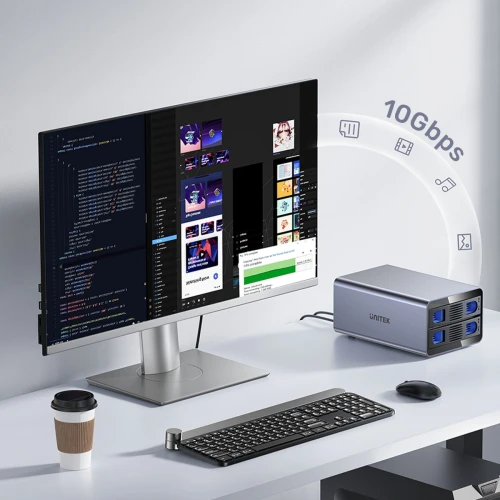 Obudowa RAID do dysku Unitek S1308C01-EU SATA 2.5''/3.5'' USB-C 10Gb/s