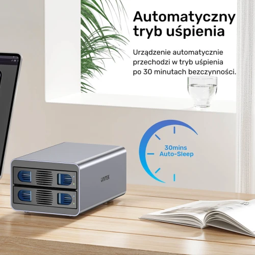 Obudowa RAID do dysku Unitek S1308C01-EU SATA 2.5''/3.5'' USB-C 10Gb/s