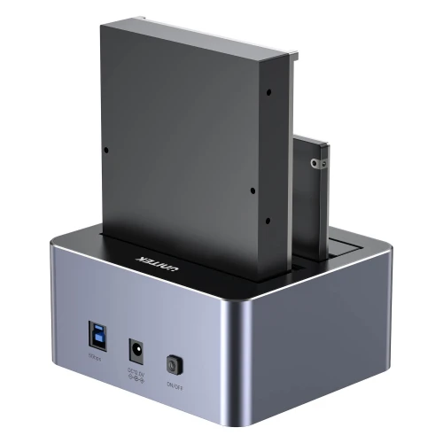 Stacja dokująca Unitek Y-3026GY01-EU HDD USB3.0 2x SATA 2,5''/3,5'' USB-C 5Gbps