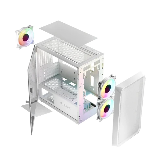 Obudowa Logic Portos Mini ARGB White