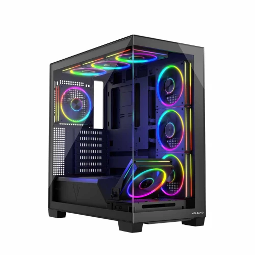 Obudowa Modecom Volcano Stellar ARGB Midi 8F Black