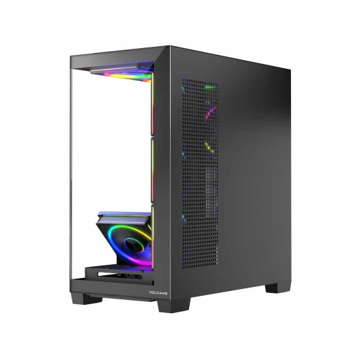 Obudowa Modecom Volcano Stellar ARGB Midi 8F Black
