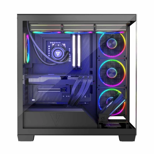 Obudowa Modecom Volcano Stellar ARGB Midi 8F Black