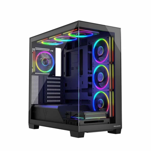 Obudowa Modecom Volcano Stellar ARGB Midi 8F Black