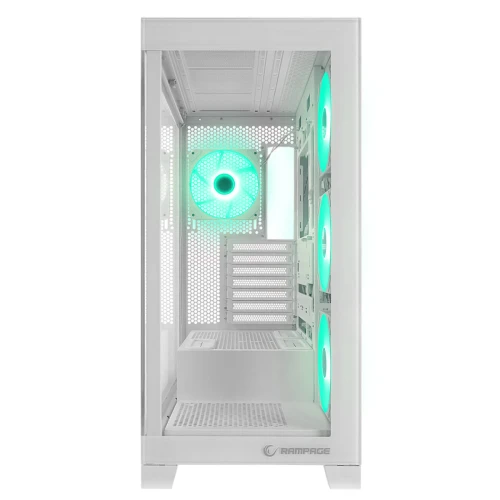 Obudowa Rampage Hydra V2 Tempered Glass White