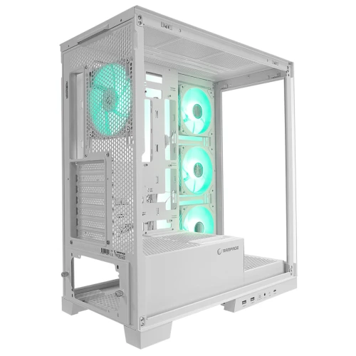 Obudowa Rampage Hydra V2 Tempered Glass White