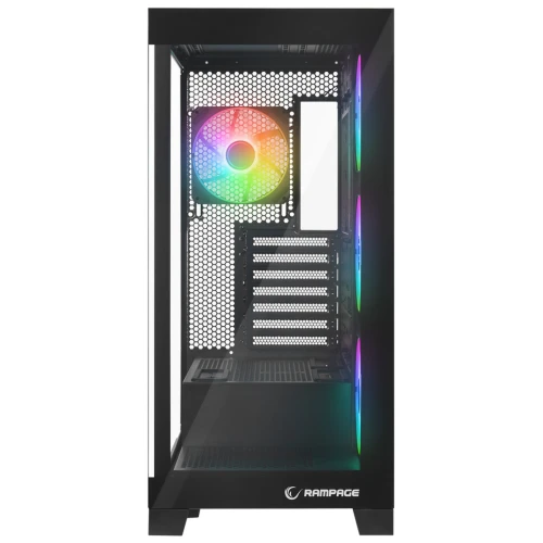Obudowa Rampage Hydra V2 Tempered Glass Black