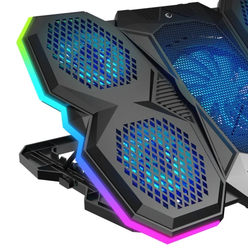 Podstawka chłodząca do laptopa Rampage X-Ranger RGB 9-17”