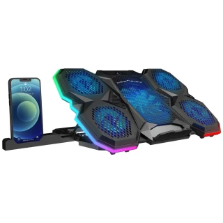 Podstawka chłodząca do laptopa Rampage X-Ranger RGB 9-17”