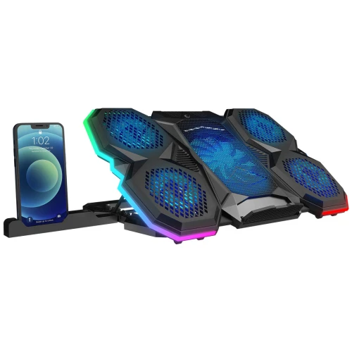 Podstawka chłodząca do laptopa Rampage X-Ranger RGB 9-17”