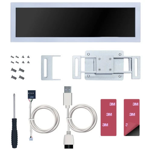 Wyświetlacz Lian Li 8.8" Universal Screen US88v1 White