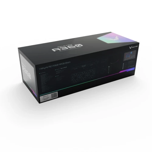Chłodzenie wodne AIO Valkyrie A360 Black (VK-AIOA360B)