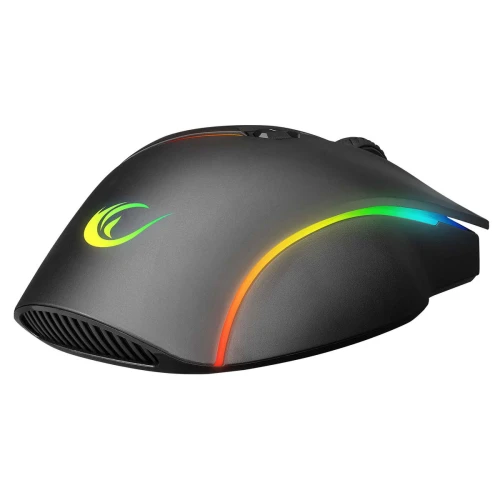 Mysz Rampage Comfort RGB Black